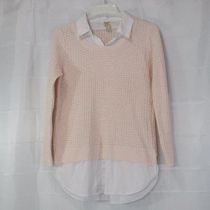 FADED GLORY KNIT LONG SLEEVE TOP SIZE SMALL